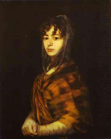 Francisco Jose de Goya Senora Sabasa Garcaa. china oil painting image